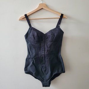 Dolce & Gabbana Bustier Bodysuit Size US4 / IT40 in Black Lace Lycra